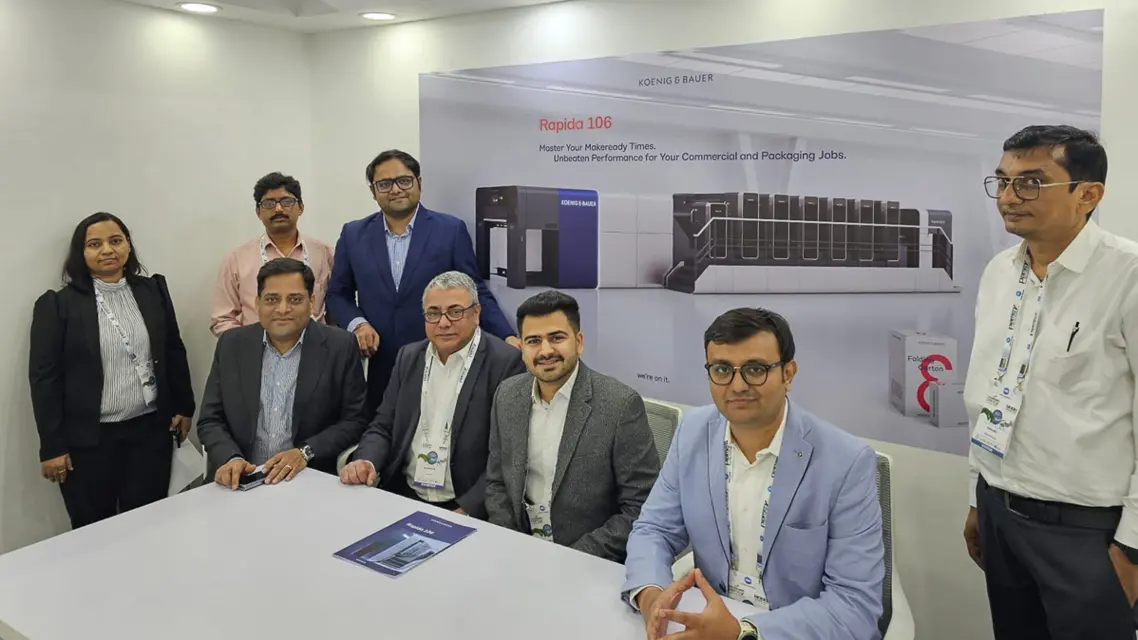 Koenig & Bauer impresses India’s leading packaging manufacturers with innovations and efficiency improvements.